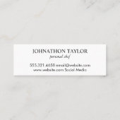 Steak- en eierkarton mini visitekaartje (Achterkant)