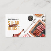 steak food Visitekaartje (Voorkant)