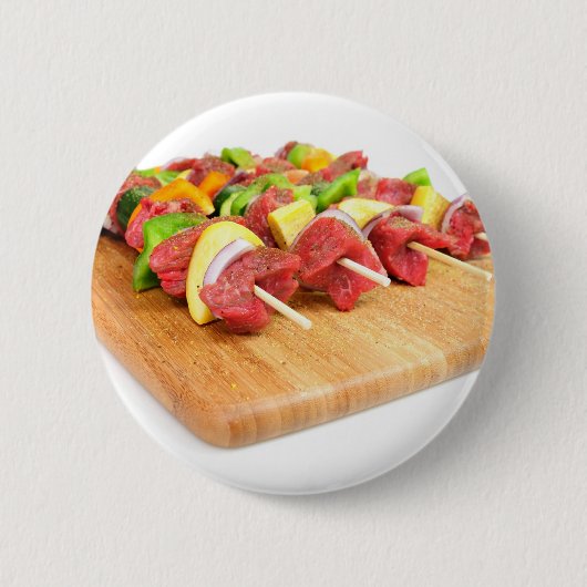 Steak Kabob Ronde Button 5,7 Cm (Voorkant)