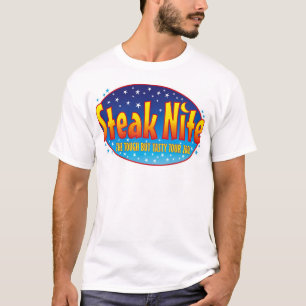 Steak Nite Tour logo vooraan/blanco achterzijde T-shirt
