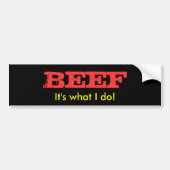 Steaks Bumpersticker (Voorkant)