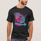 Steaks vaporwave retrowave esthetisch t-shirt (Voorkant)