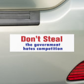Steal Bumpersticker niet (Op auto)