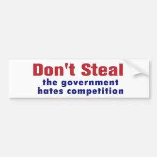 Steal Bumpersticker niet