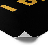 Steal I Dare you Funny Baseball Catcher Player Poster (Hoek)