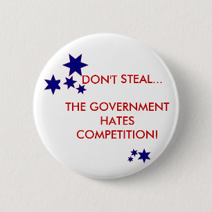 Steal niet. ronde button 5,7 cm