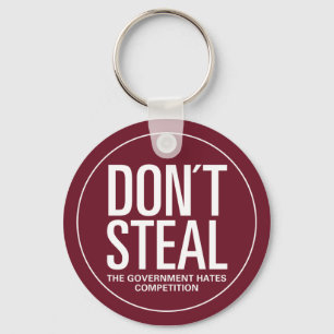 Steal niet sleutelhanger