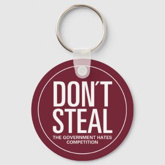 Steal niet sleutelhanger