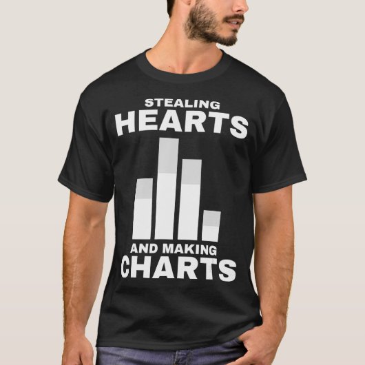 Stealing Hearts Statistics Shirt - Funny Data Anal (Voorkant)