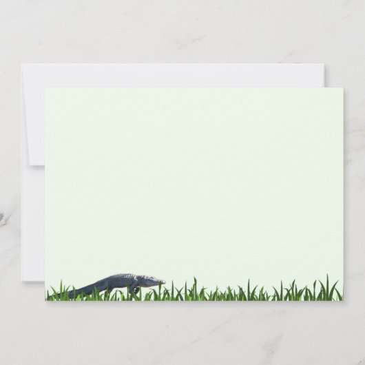 Stealth Alligator Platte Kaart (Achterkant)