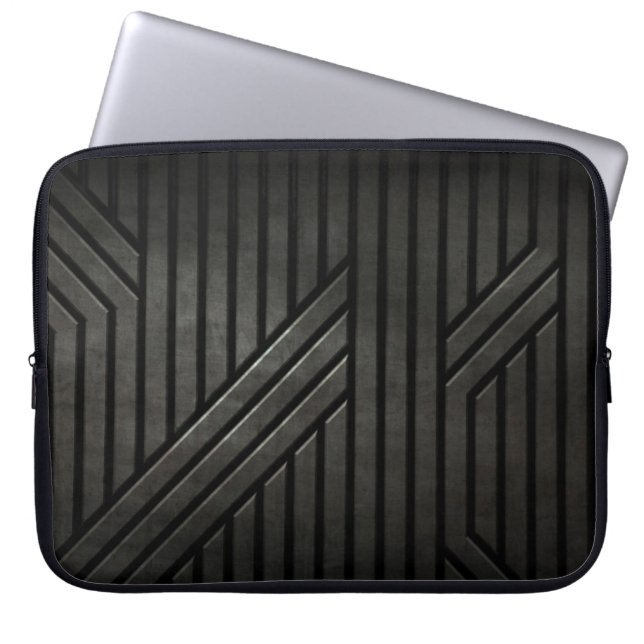 Stealth Black Laptop Sleeve (Voorkant)