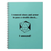 Stealth check! notitieboek (Voorkant)