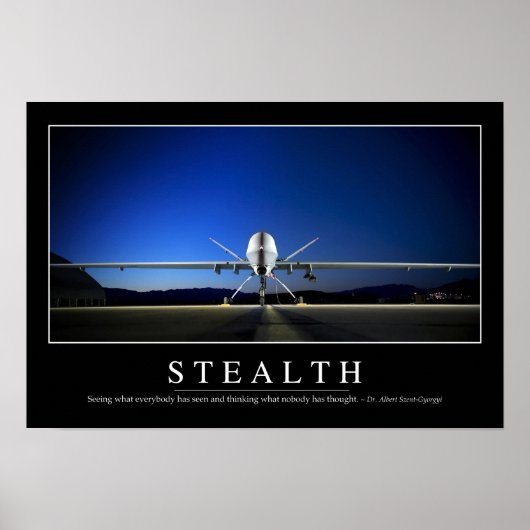 Stealth: Inspirerend prijsopgave Poster (Voorkant)