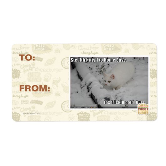 Stealth Kat 1 Etiket (Voorkant)