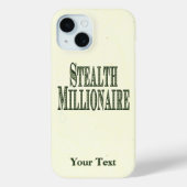 Stealth Millionaire Hoesje-Mate iPhone Case (Achterkant)