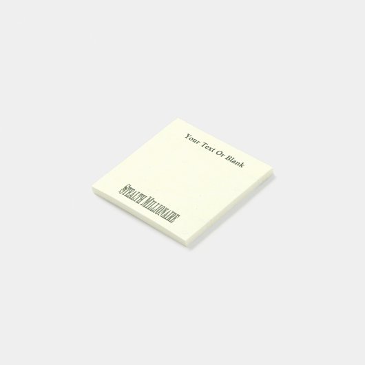 Stealth Millionaire Post-it® Notes (Schuin)