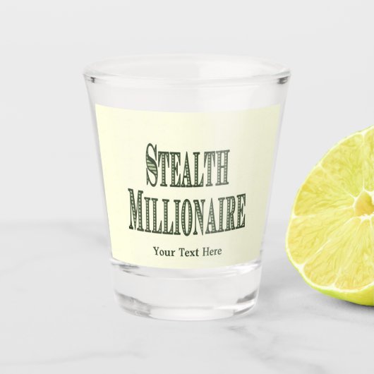 Stealth Millionaire Shot Glas (Voorkant)