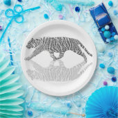 STEALTH TIGER PAPIEREN BORDJE (Feest)