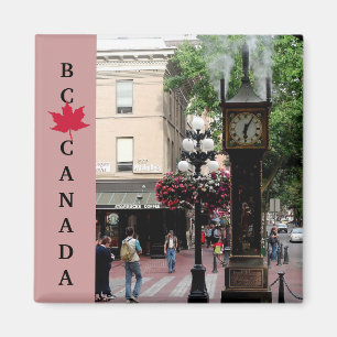 Steam Clock, Gastown, BC Canada Magneet