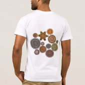 Steam Elegance Steampunk Mixed Media T-shirt (Achterkant)