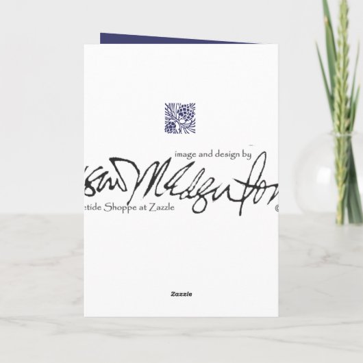 Steam Engine 481 on Christmas Night Feestdagen Kaart (Achterkant)