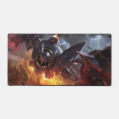 Steam Golem Jeu Bureau Mat | Carte personnalisée (Recto)