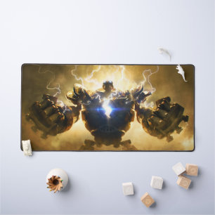 Steam Golem Jeu Bureau Mat   Carte personnalisée