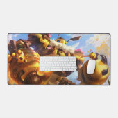 Steam Golem Jeu Bureau Mat | Carte personnalisée (Clavier et souris)