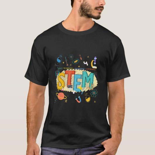 Steam Learning Crew Stem Teachers Stem To School T-shirt (Voorkant)