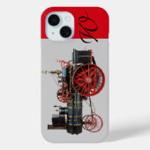  STEAM LOCOMOTIEF MONOGRAM Case-Mate iPhone CASE (Achterkant)