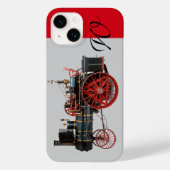STEAM LOCOMOTIEF MONOGRAM Case-Mate iPhone CASE (Achterkant)