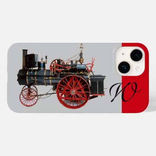STEAM LOCOMOTIEF MONOGRAM Case-Mate iPhone CASE (Achterkant (horizontaal))