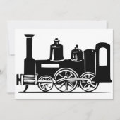 Steam Locomotive Invitations (Devant)