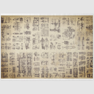 Steam Mechanics Decoupage Paper Tissuepapier