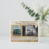 Steam Mill Antieke Briefkaart (Staand voorkant)