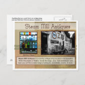 Steam Mill Antieke Briefkaart (Voorkant / Achterkant)