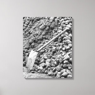 STEAM POWER COAL CANVAS AFDRUK