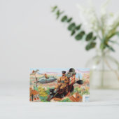  Steam Punk Fun Visitekaartje (Staand voorkant)