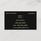  Steam Punk Fun Visitekaartje (Achterkant)