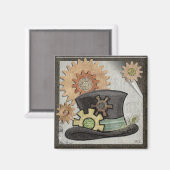 Steam Sass Steampunk Gemengde Media Magneet (Voorkant / Achterkant)