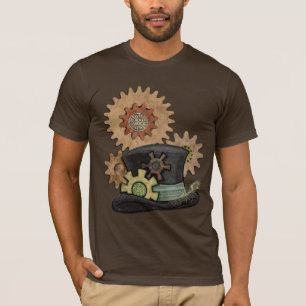 Steam Sass Steampunk Gemengde Media T-shirt