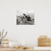 Steam Shovel, 1910. foto Poster (Keuken)