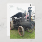 Steam Tractor Briefkaart (Voorkant / Achterkant)