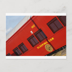 STEAM TRAIN CARRIAGE RURAL QUEENSLAND AUSTRALIË BRIEFKAART