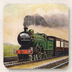 Steam Train Cork Onderzetter