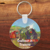 Steam Train Enthusiasts Sleutelketens Sleutelhanger (Voorkant)
