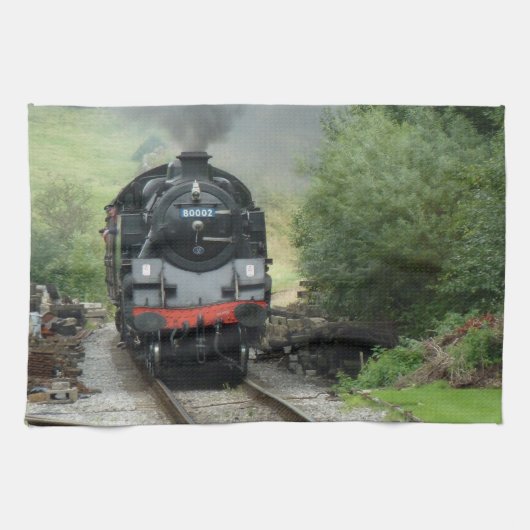 Steam Train Kitchen Towel Theedoek (Horizontaal)