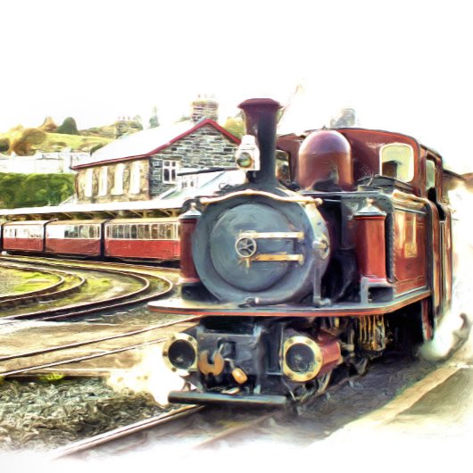 STEAM TRAIN Throw Blanket Deken