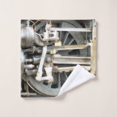 STEAM TRAINS BAD HANDDOEK (Wasdoekje)