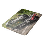 STEAM TRAINS BADMAT (Gekanteld)